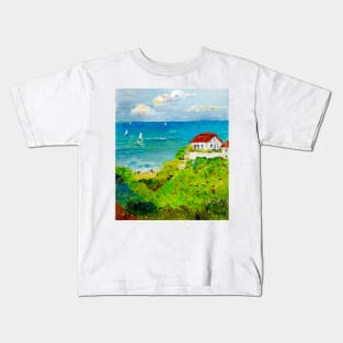 House by the sea in the south Kids T-Shirt